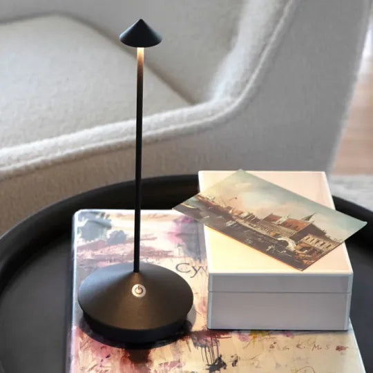 Lampe de Table LED Rechargeable sans Fil, Dimmable pour Salon et Terrasse