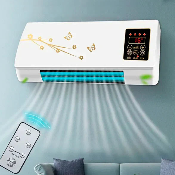 Draagbare mini-airco – Wit, compact ontwerp voor de slaapkamer, het thuiskantoor of de woonkamer