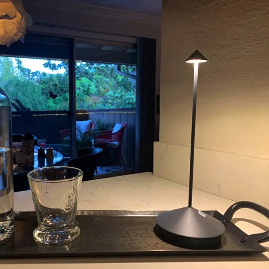 Lampe de Table LED Rechargeable sans Fil, Dimmable pour Salon et Terrasse