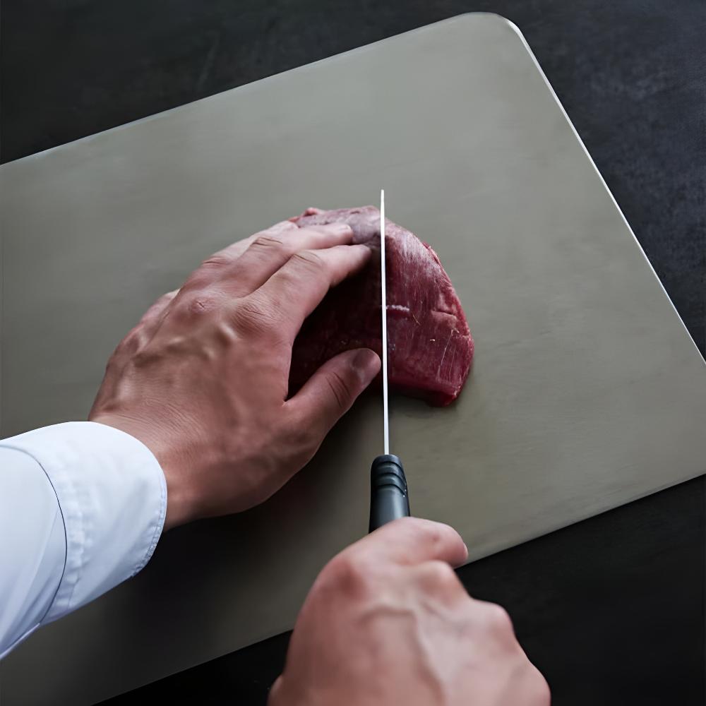 Stainless Steel Cutting Board – Antibacterial, Durable Design for the Kitchen and Food Prep Area