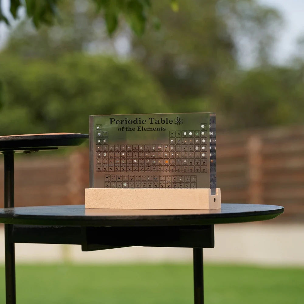 Acrylic Periodic Table – 83 Real Elements with Lighting for Educational Decor and Interior Accents