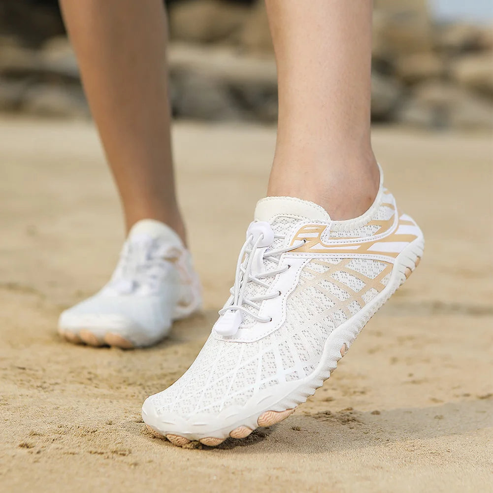 Chaussures Aquatiques Unisexes Semelle Antidérapante en Mesh Séchage Rapide
