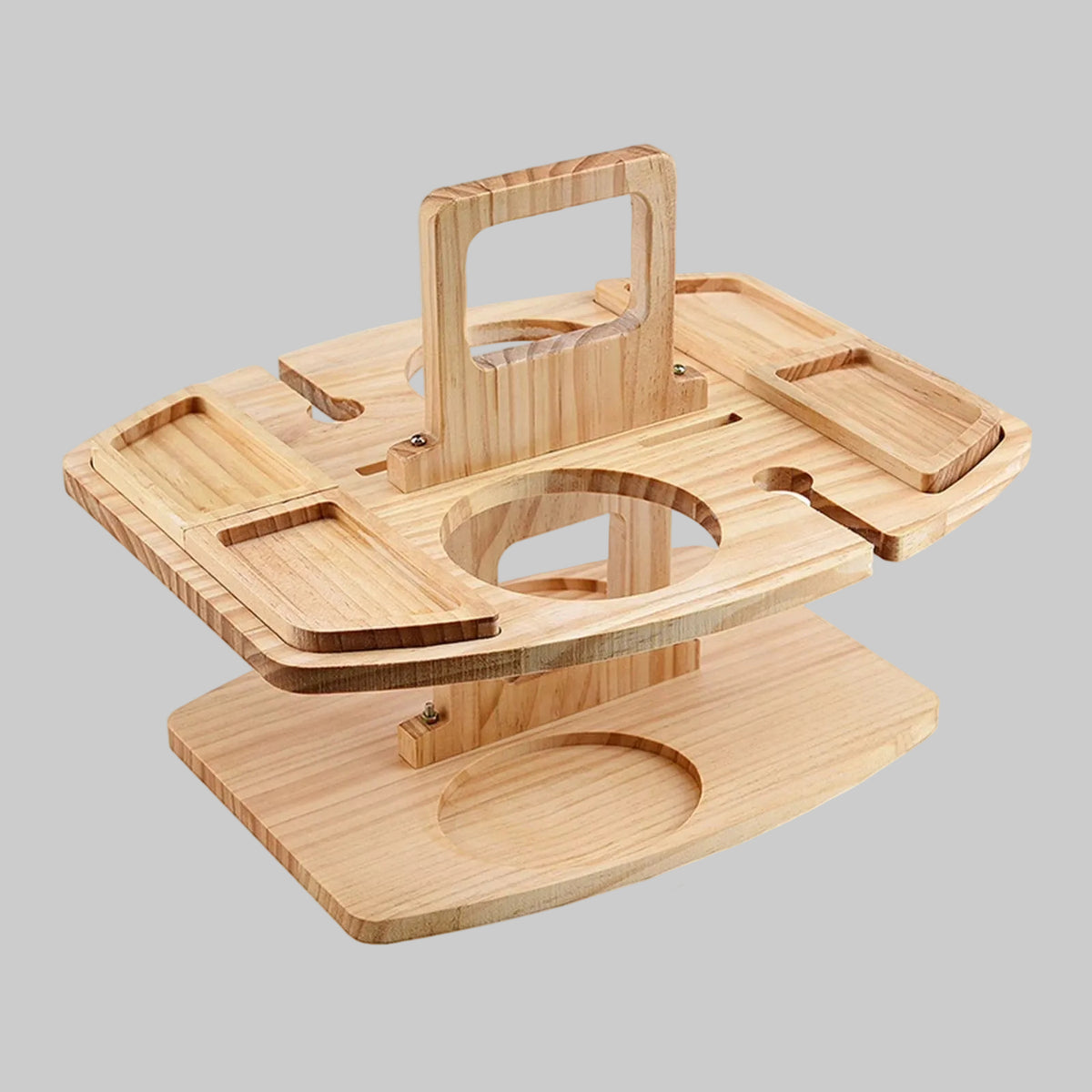 Wooden Picnic Table – Sustainable and Compact Design for Outdoor Use, the Garden, or the Balcony