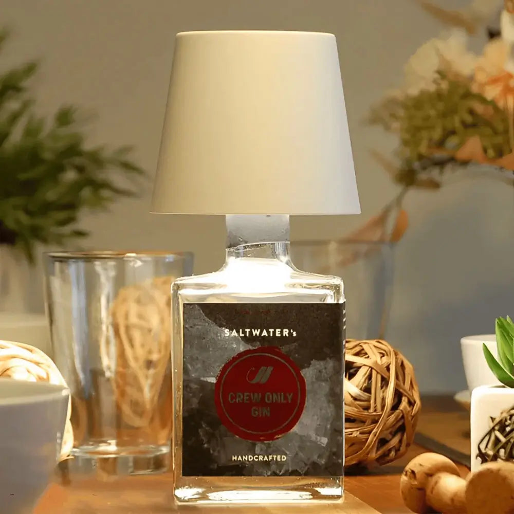 Glazen lamp – Oplaadbaar via USB, instelbare helderheid en kleur voor een creatieve interieurdecoratie