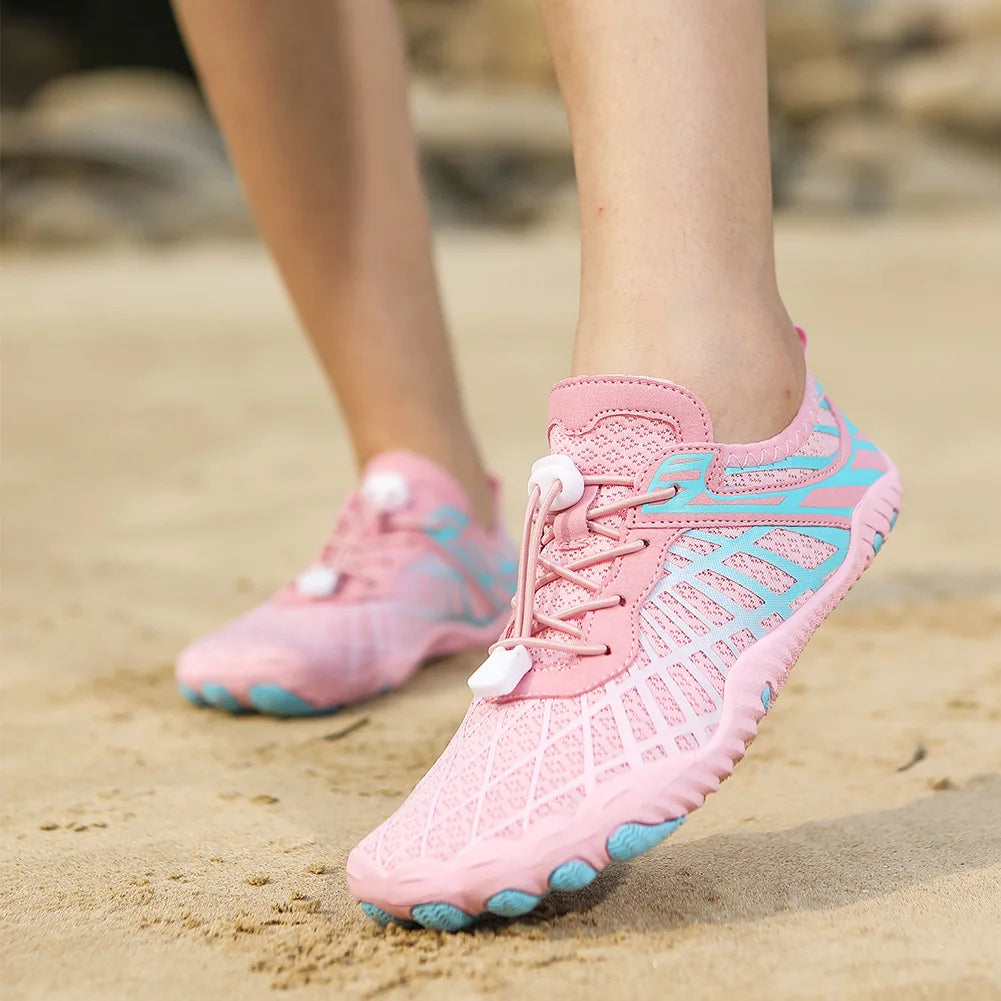 Chaussures Aquatiques Unisexes Semelle Antidérapante en Mesh Séchage Rapide