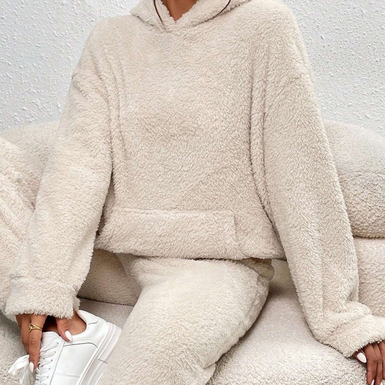 Combinaison Pyjama Peluche à Capuche Femme et Homme