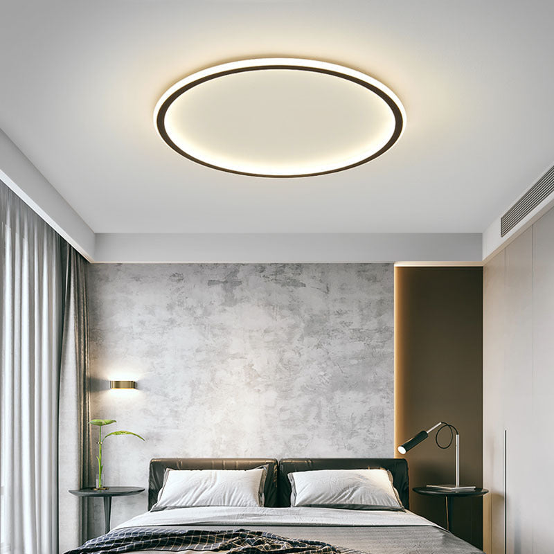 Plafonnier Rond Scandinave LED - Suspension Minimaliste