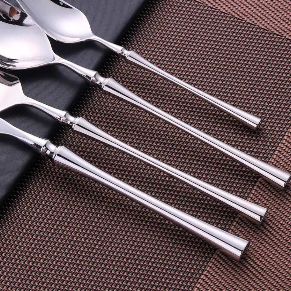 Stainless steel cutlery set – Elegant and ergonomic design for everyday use or a festive dining experience