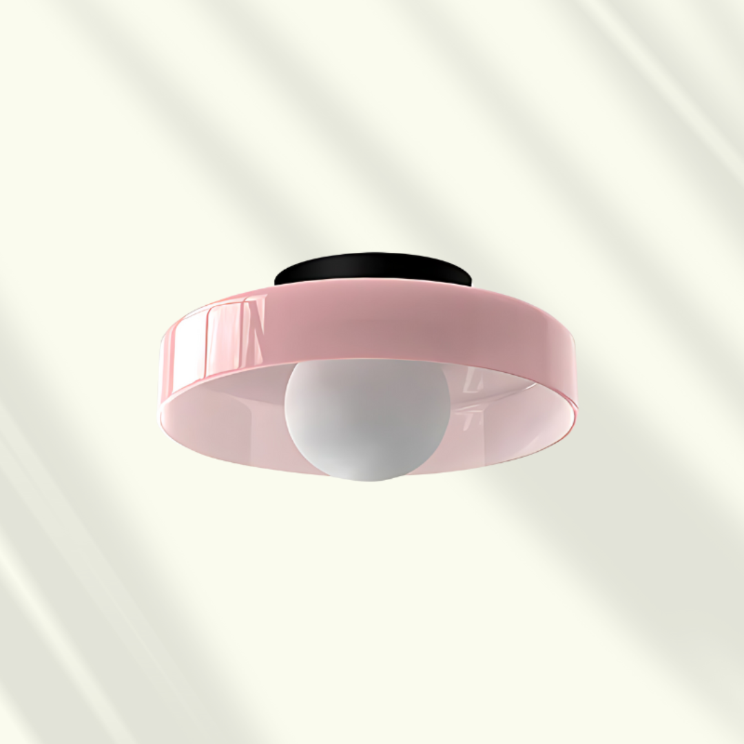 Modern LED Ceiling Light – Glass, Dimmable Lighting for the Living Room, Bedroom, or Office