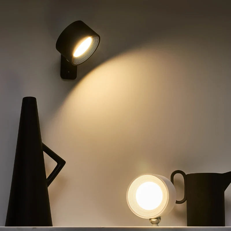 Lampe Murale Sans Fil Rechargeable à LED 360° Magnétique