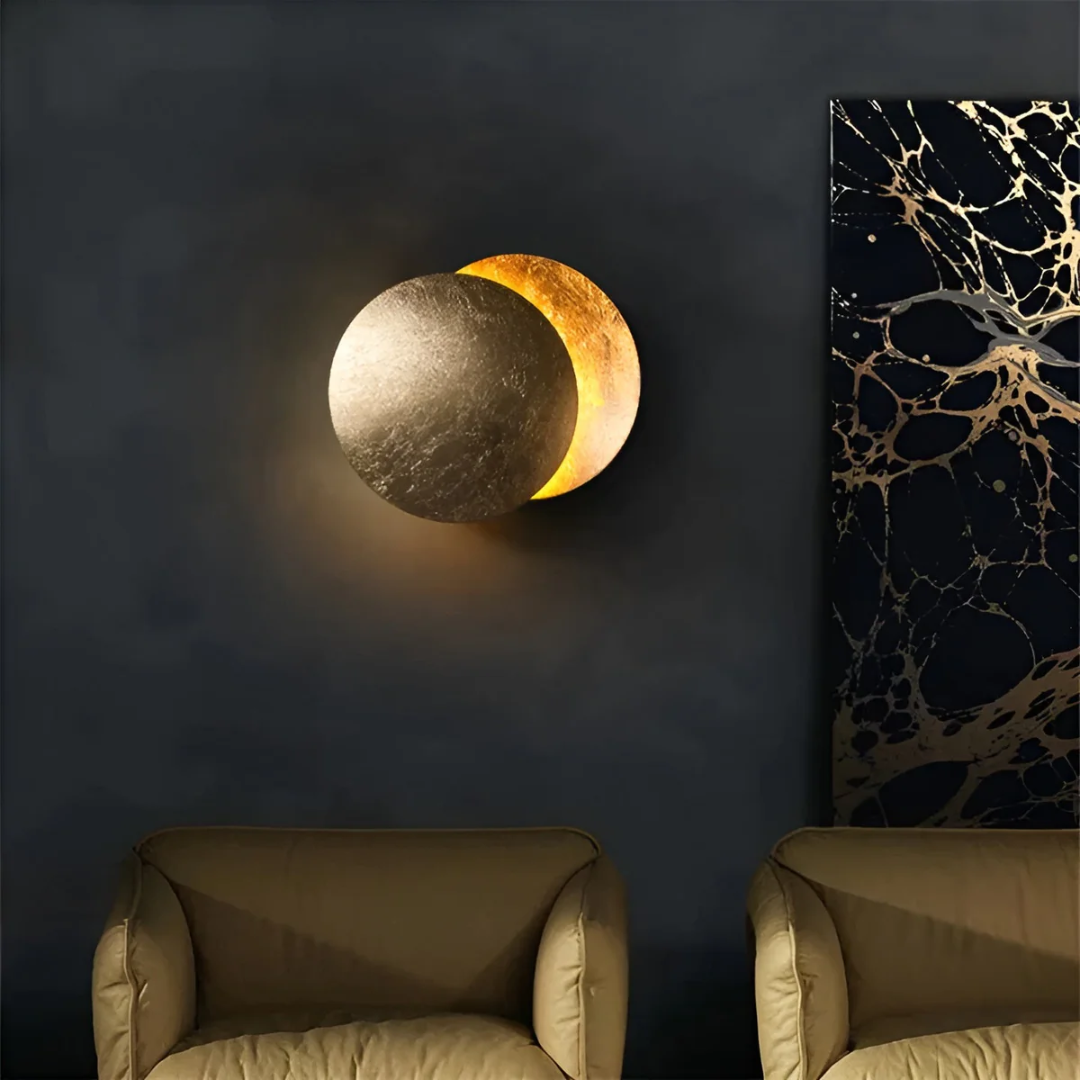 Applique Murale LED Rotative 360° en Métal - Lumière Blanc Chaud