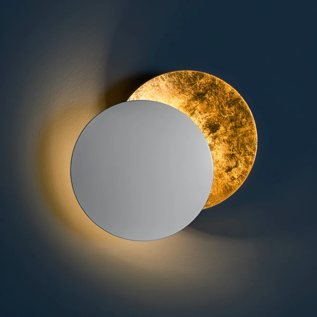 Applique Murale LED Rotative 360° en Métal - Lumière Blanc Chaud