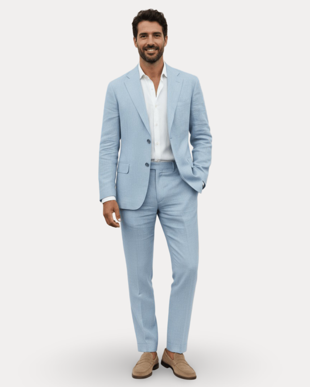 Costume Homme en Lin Respirant pour Mariage et Cérémonie