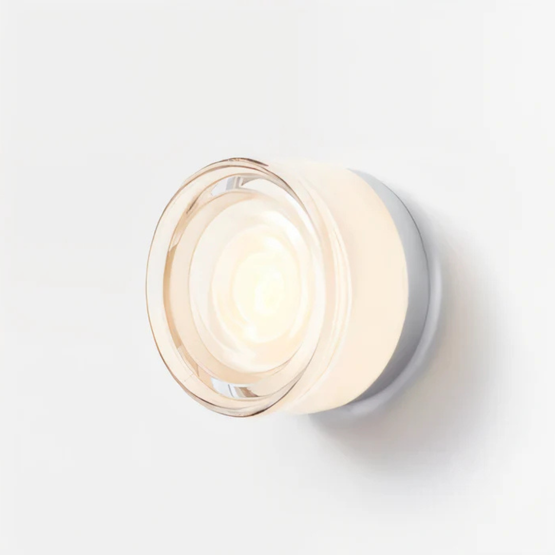 Applique murale – Verre et Fer, Design Scandinave pour Salon ou Chambre