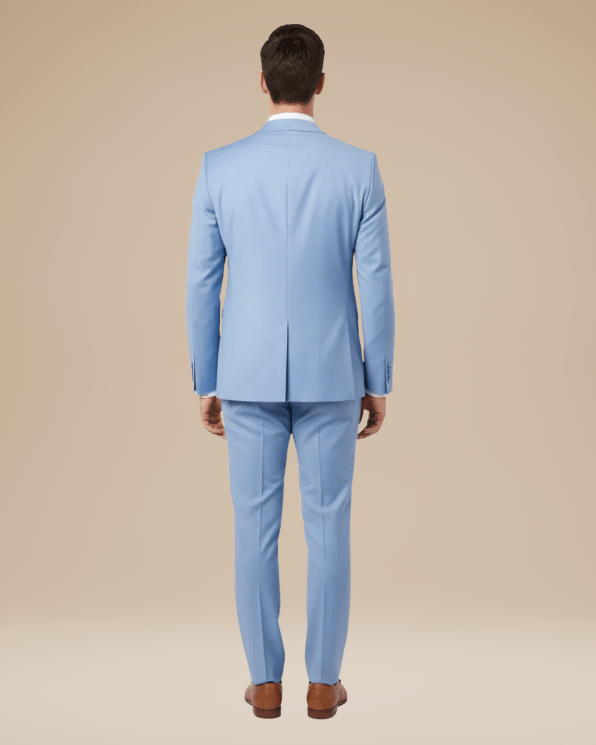 Costume Homme Deux Pièces Coupe Ajustée Tissu Stretch