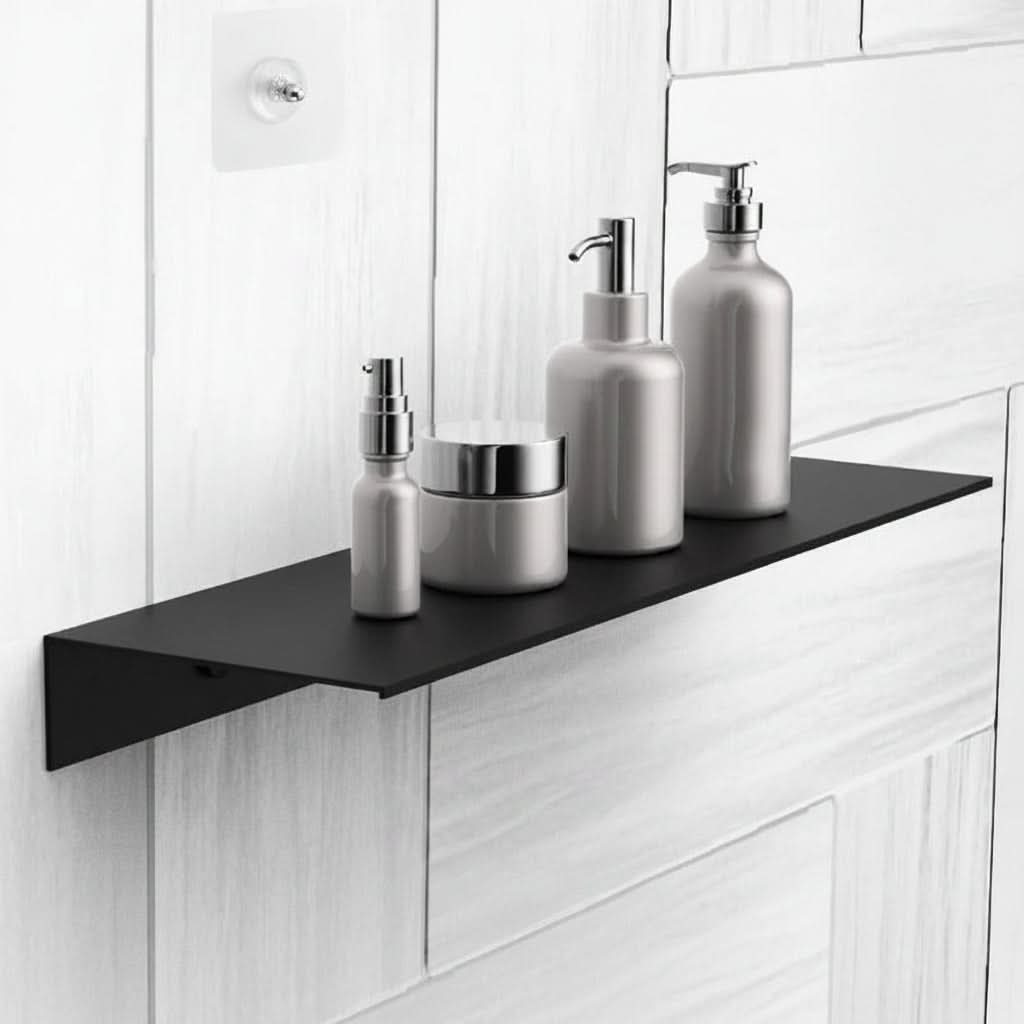 Étagère Murale Sans Perçage - Tablette Flottante Salle de Bain