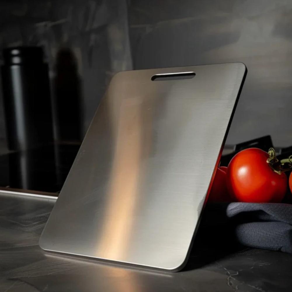 Stainless Steel Cutting Board – Antibacterial, Durable Design for the Kitchen and Food Prep Area