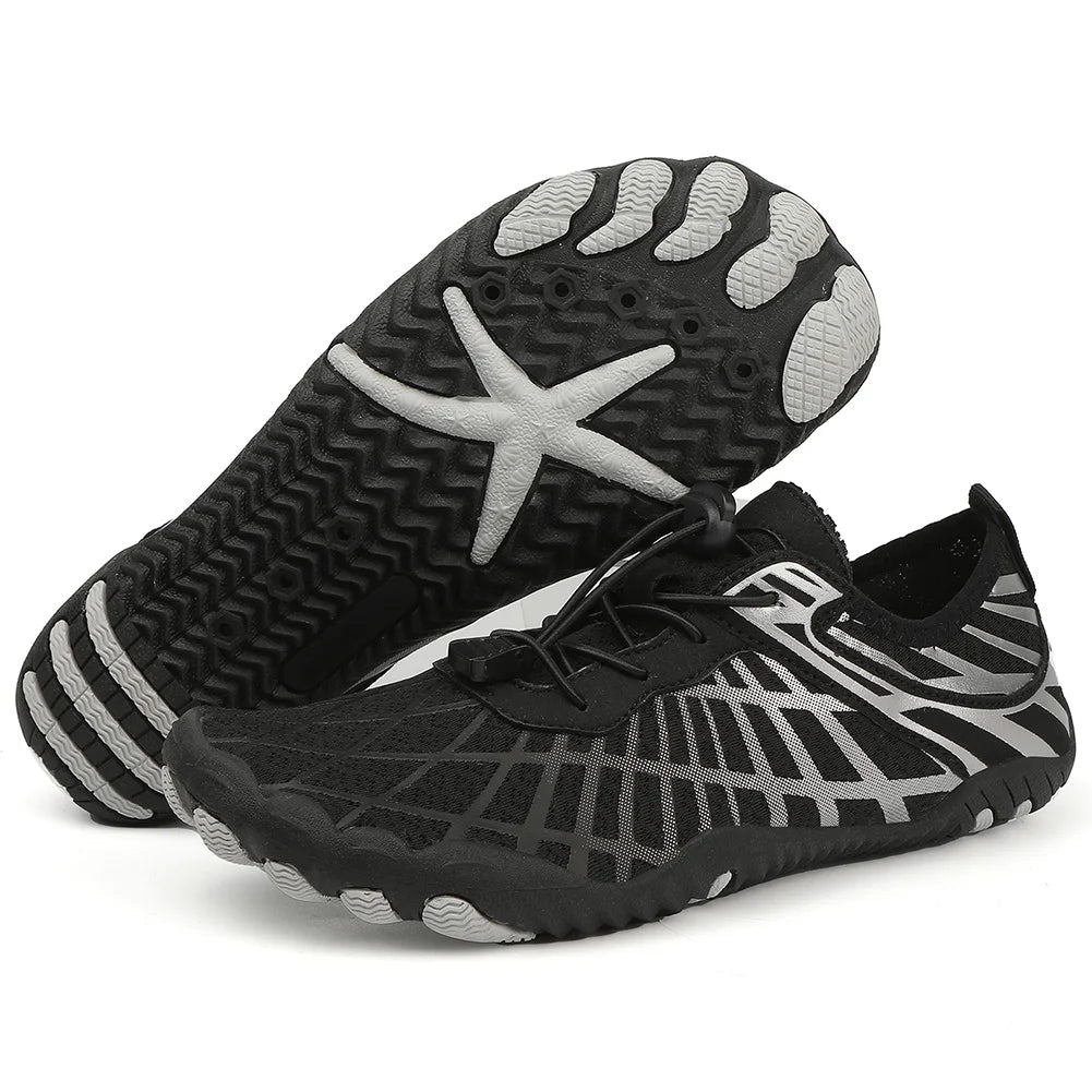 Chaussures Aquatiques Unisexes Semelle Antidérapante en Mesh Séchage Rapide