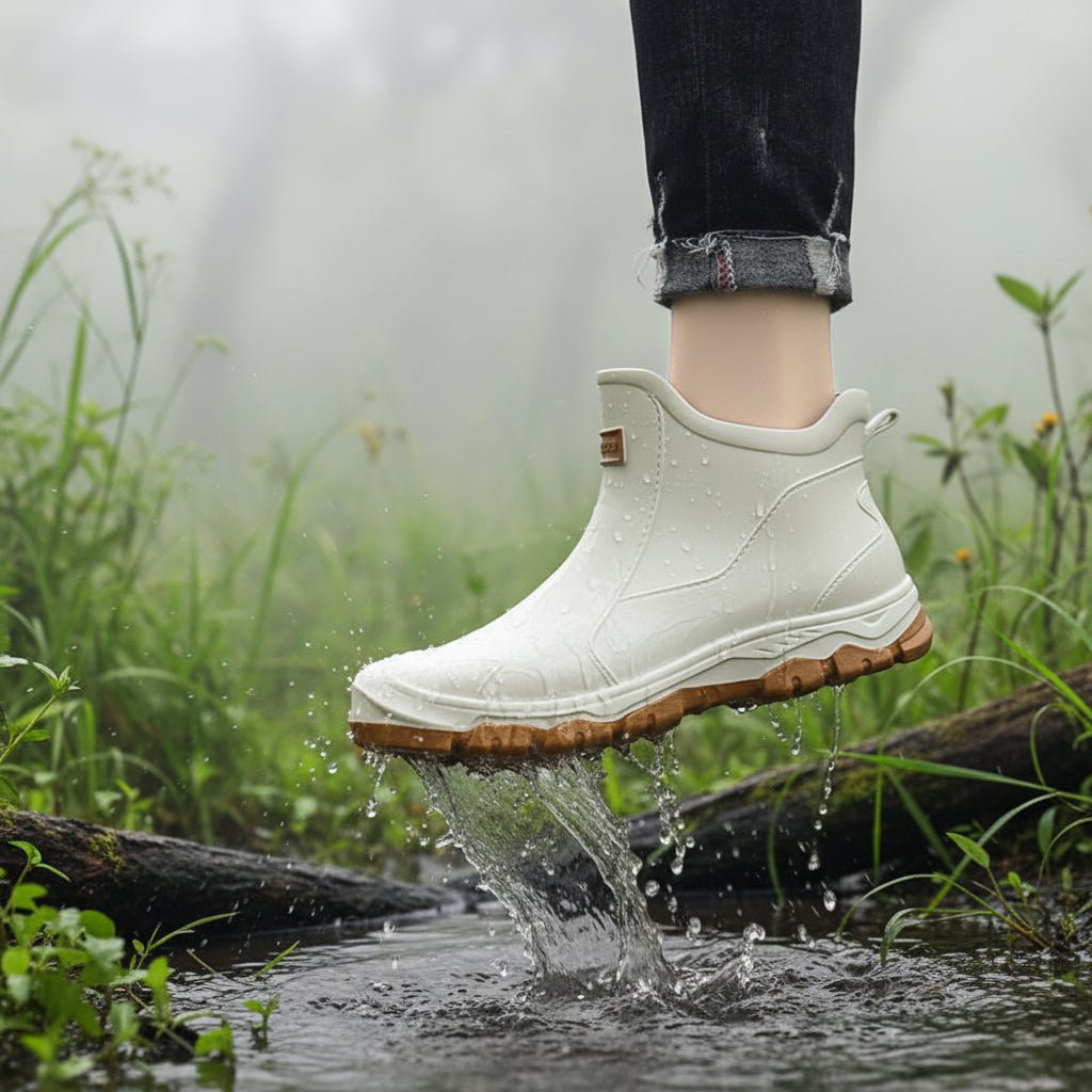 Bottes de Pluie en Caoutchouc Imperméables Unisexes