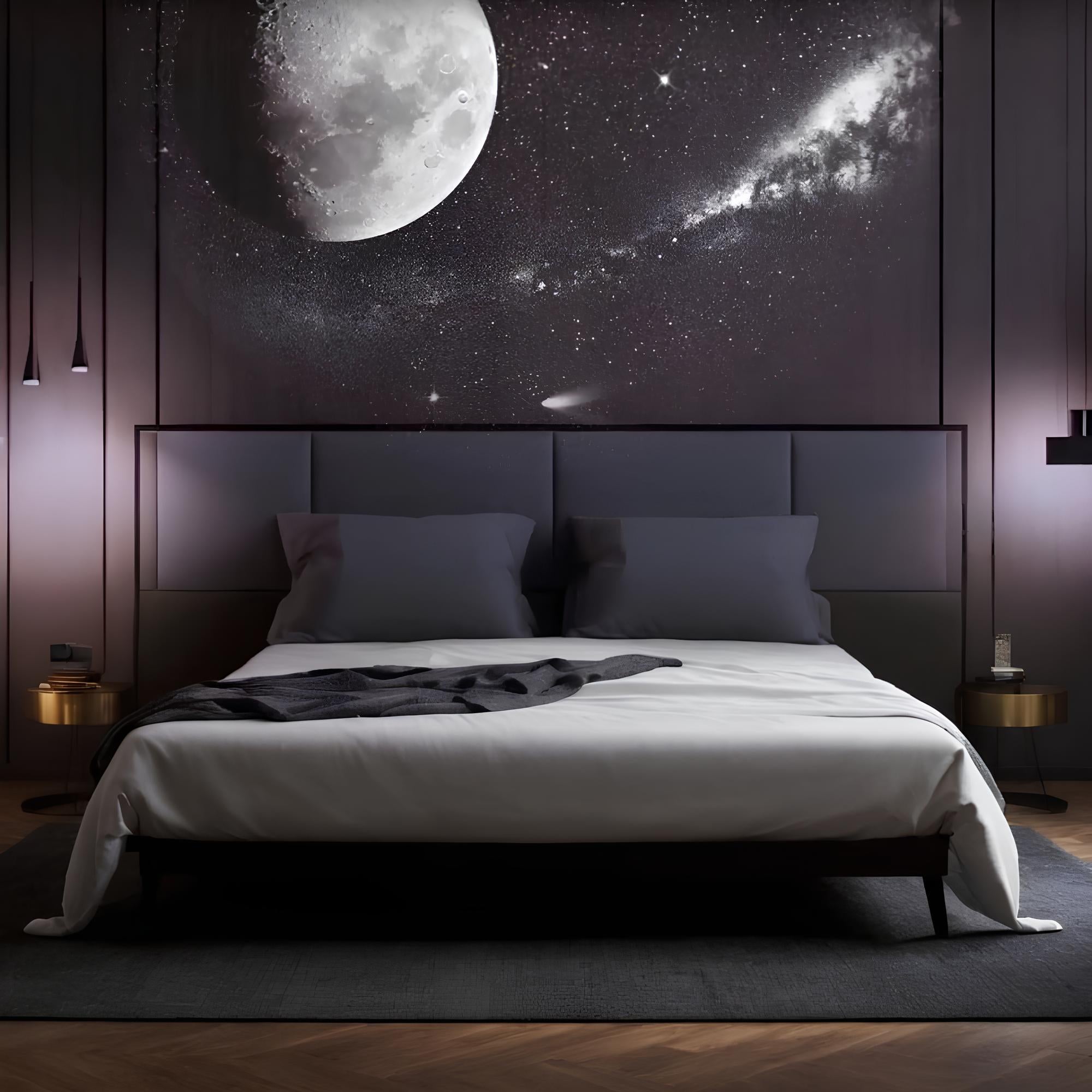 Spotlight – Compact, space-themed design, perfect for decorating a bedroom or living room.