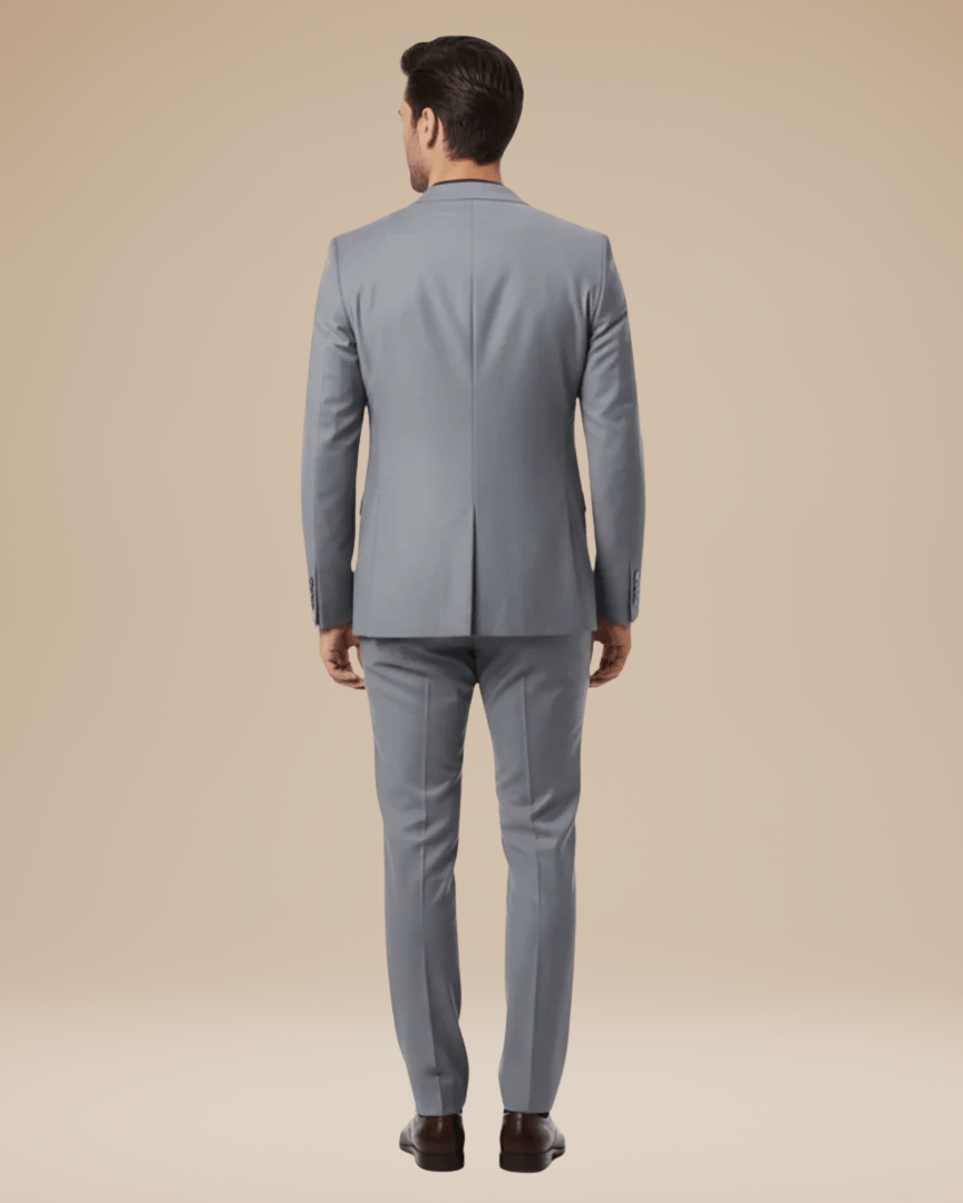 Costume Homme Deux Pièces Coupe Ajustée Tissu Stretch
