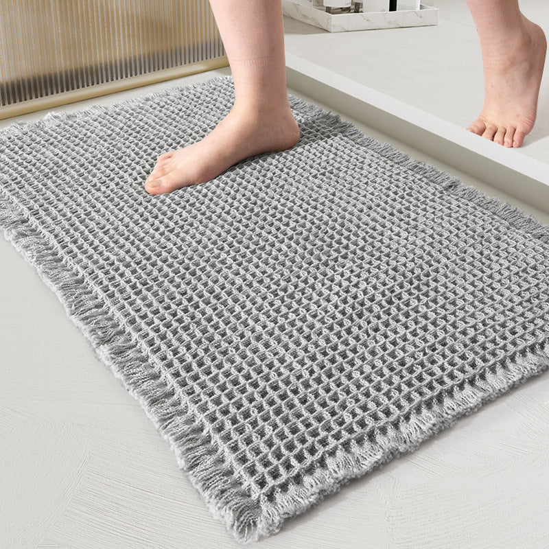 Tapis de Bain Antidérapant Nid d'Abeille - Séchage Rapide