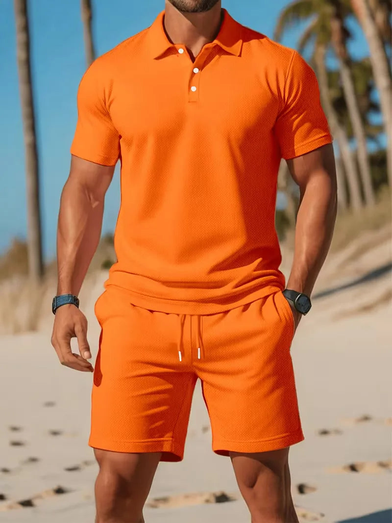 Ensemble Homme Polo et Short Léger d'Été