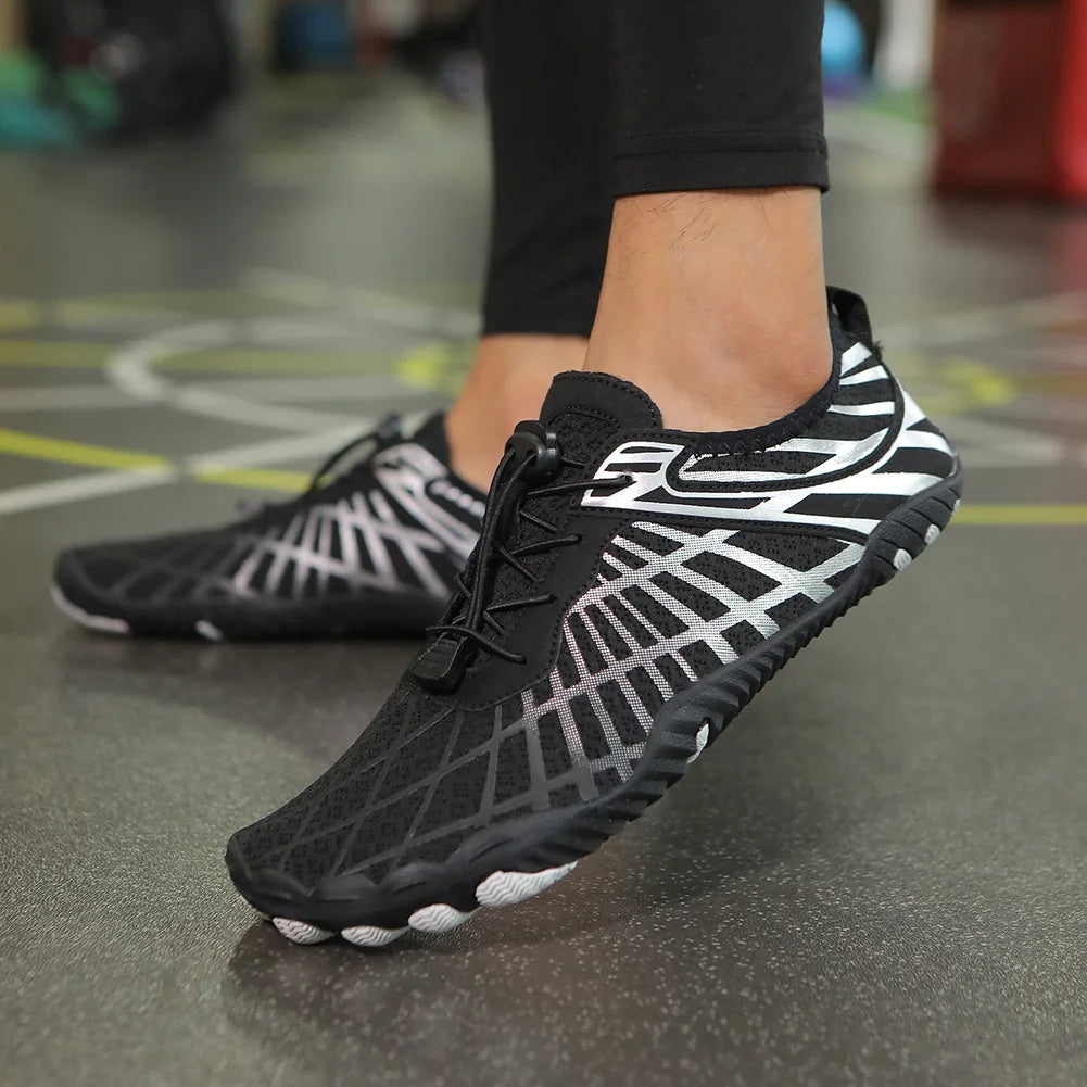 Chaussures Aquatiques Unisexes Semelle Antidérapante en Mesh Séchage Rapide