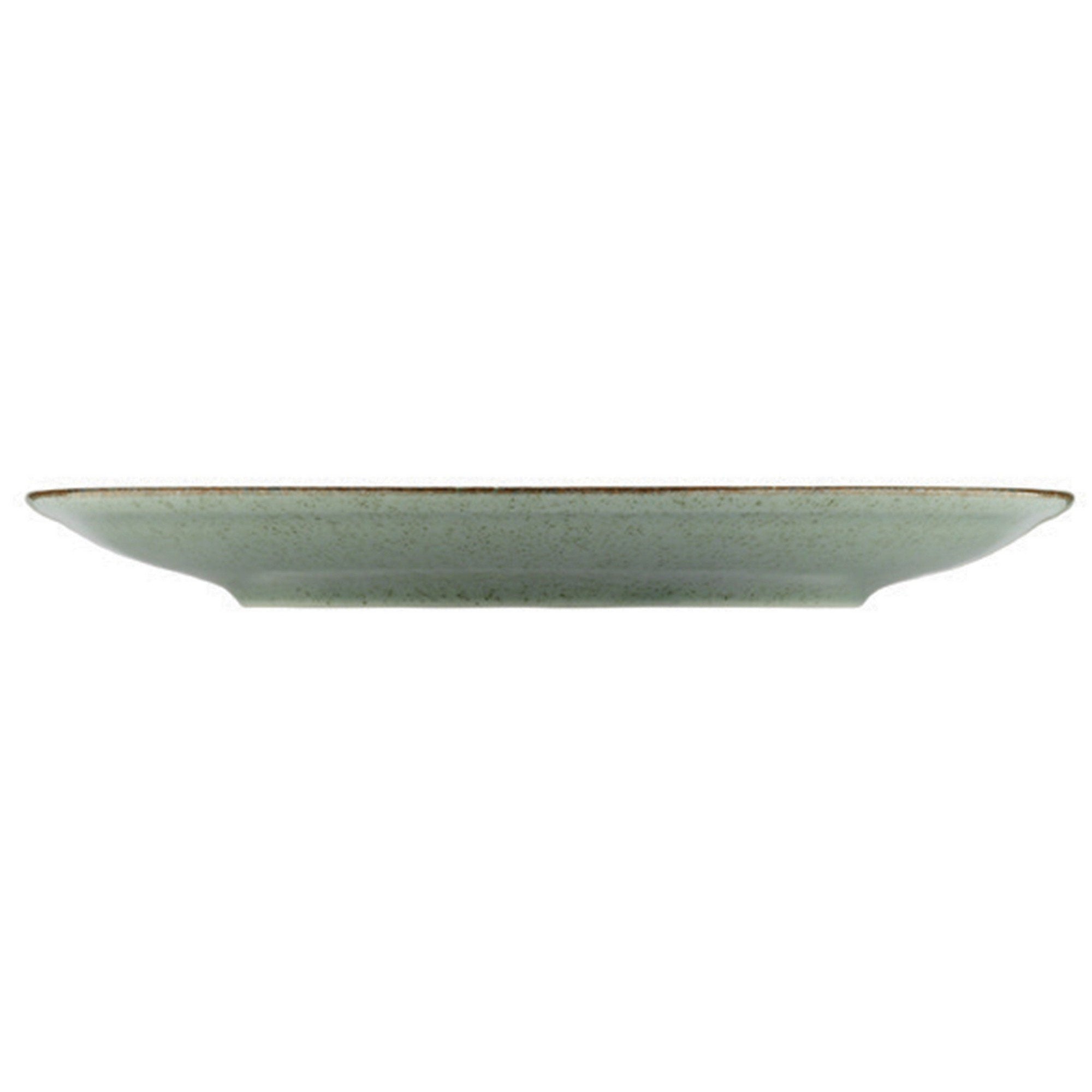Juego de vajilla de porcelana – Verde oliva, 24 piezas, diseño rústico, para el comedor o para la mesa
