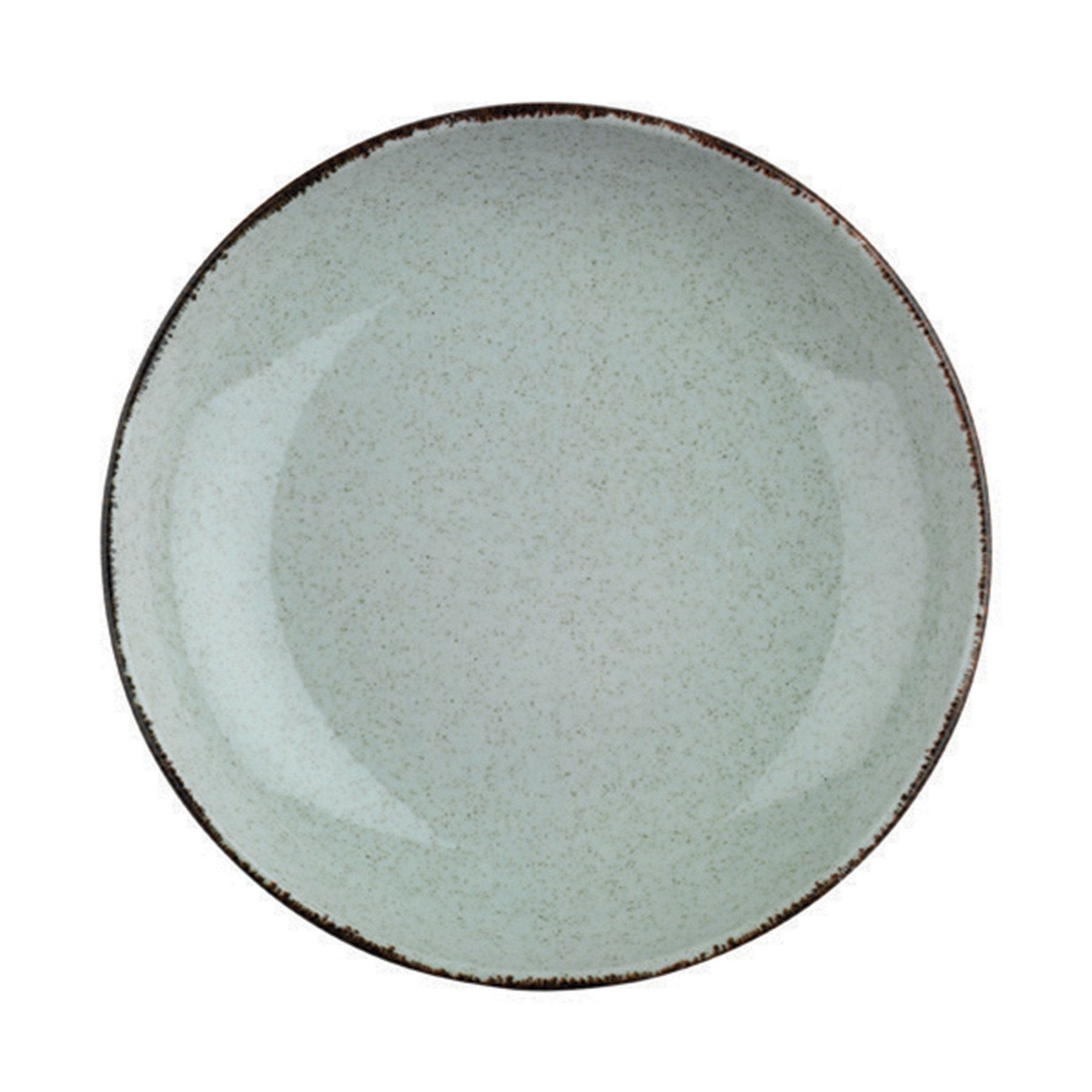 Juego de vajilla de porcelana – Verde oliva, 24 piezas, diseño rústico, para el comedor o para la mesa