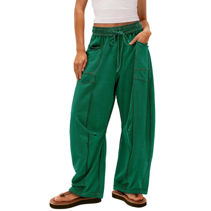 Survêtement Homme Pantalon Jogging Coupe Ample Taille Haute