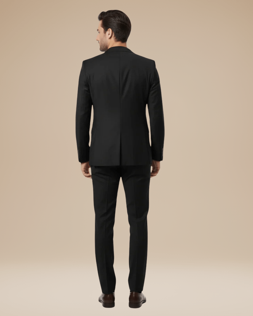 Costume Homme Deux Pièces Coupe Ajustée Tissu Stretch