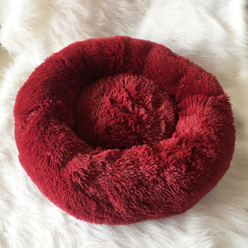 Dog Bed – Soft Faux Fur in Neutral Tones for a Soothing Sleeping Space for Small Dogs or Cats
