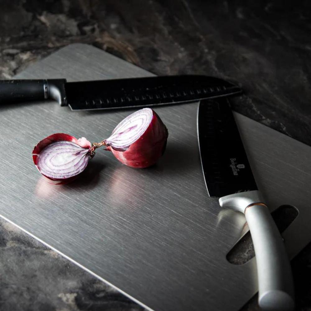 Stainless Steel Cutting Board – Antibacterial, Durable Design for the Kitchen and Food Prep Area