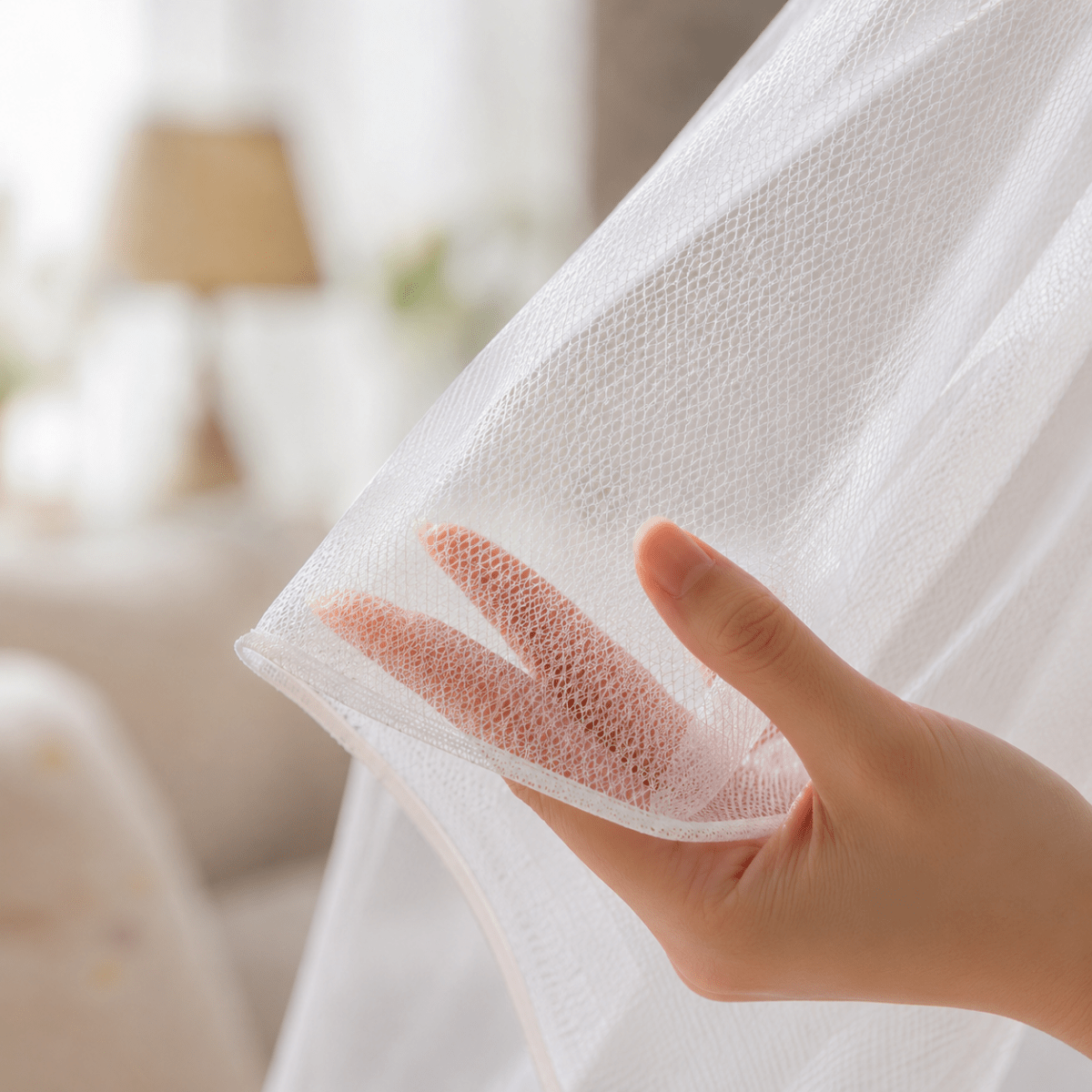 Foldable Mosquito Net – Transparent, Breathable Design for the Bedroom or Camping