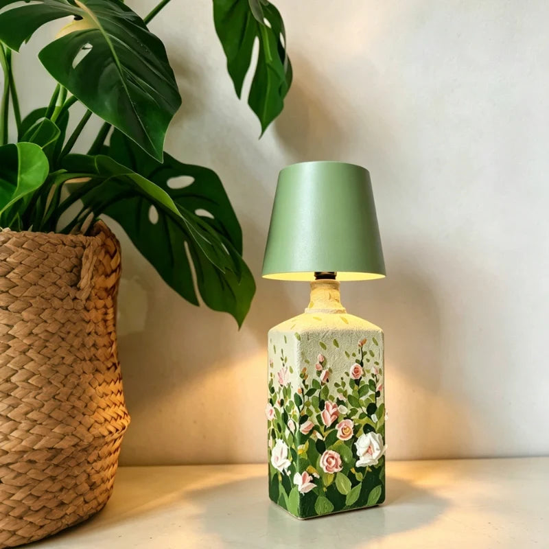 Lampe Sans Fil Rechargeable pour Bouteille - Éclairage LED 3 Tons
