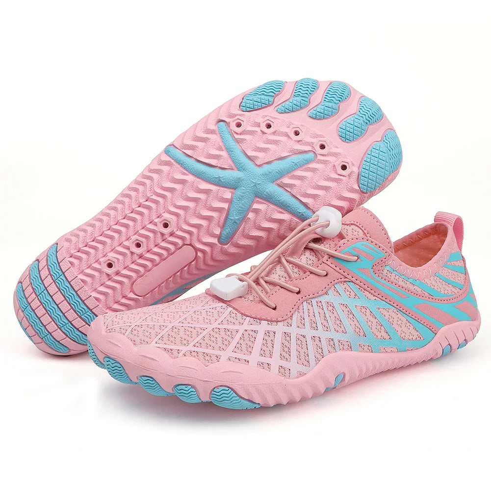 Chaussures Aquatiques Unisexes Semelle Antidérapante en Mesh Séchage Rapide