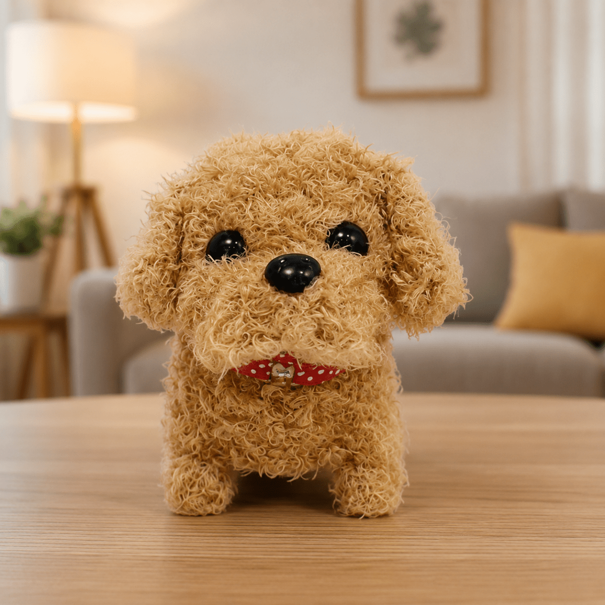 Interactive Plush Robot Dog – Moves and Makes Sounds for Creative Play and Role-Playing for Kids