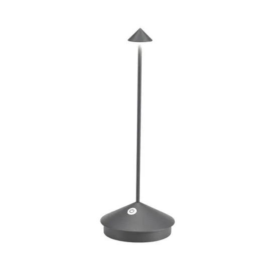Wireless LED Table Lamp – White and Gold, Modern Design for the Living Room or Patio