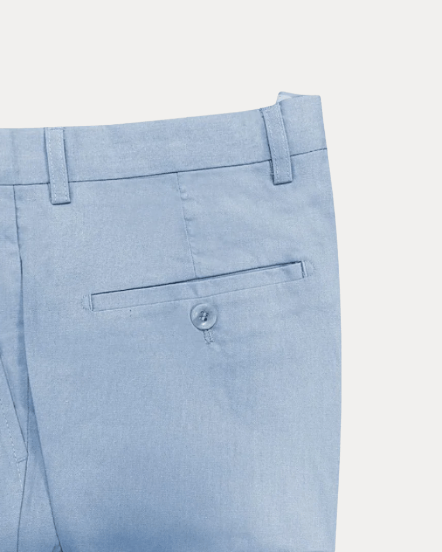 Costume Homme Slim Fit en Lin Léger, Veston Droit Deux Boutons