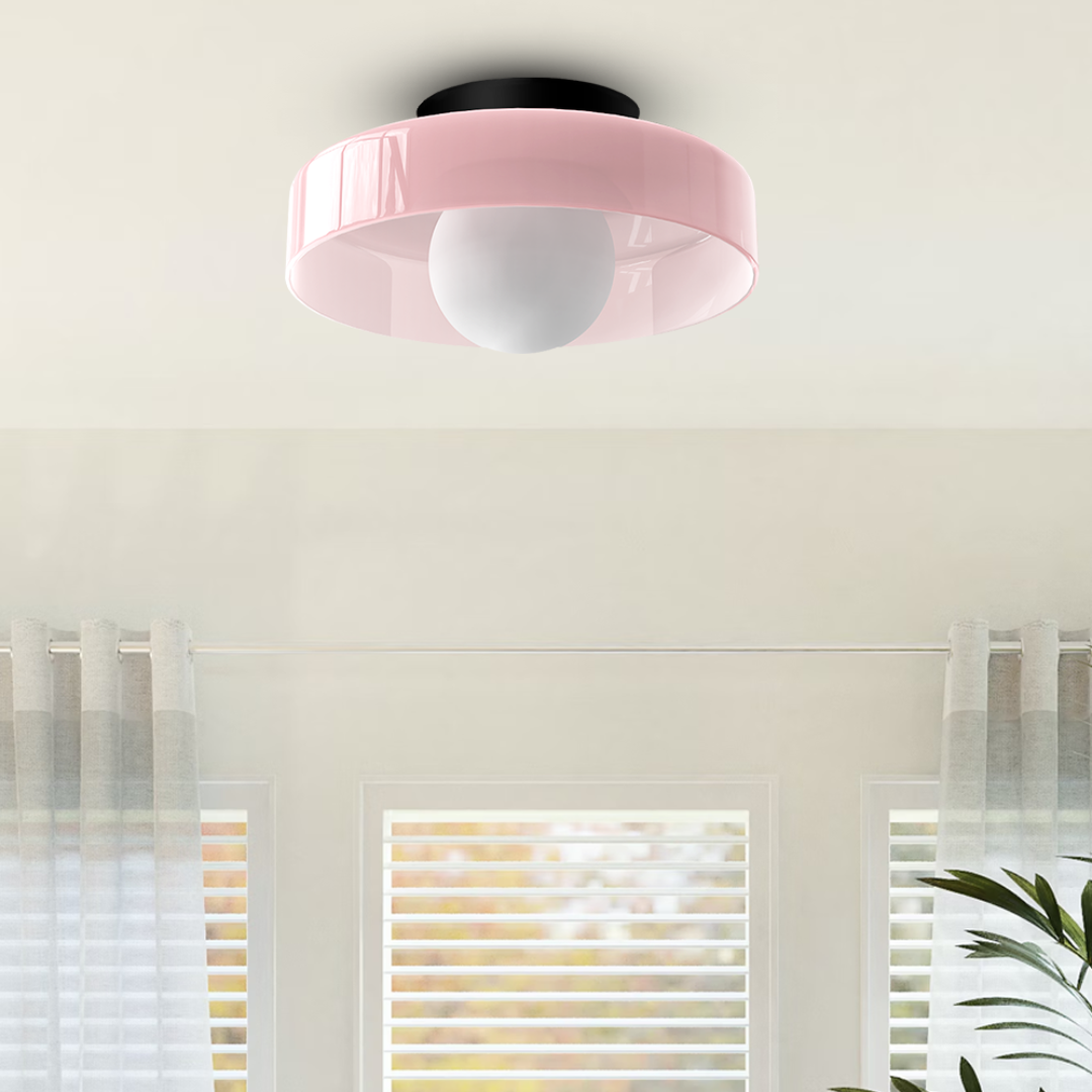 Modern LED Ceiling Light – Glass, Dimmable Lighting for the Living Room, Bedroom, or Office