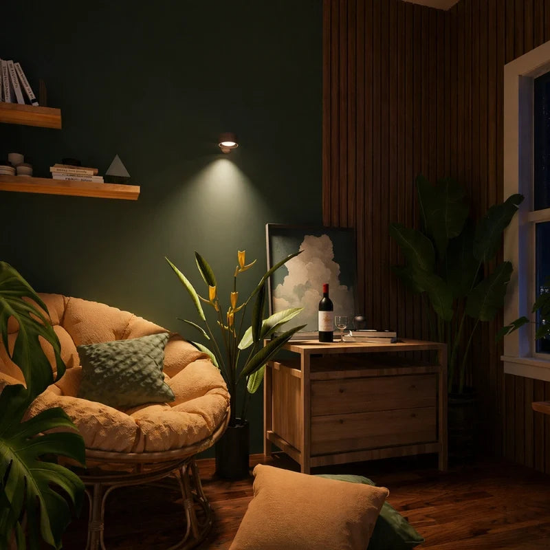 Lampe Murale Sans Fil Rechargeable à LED 360° Magnétique