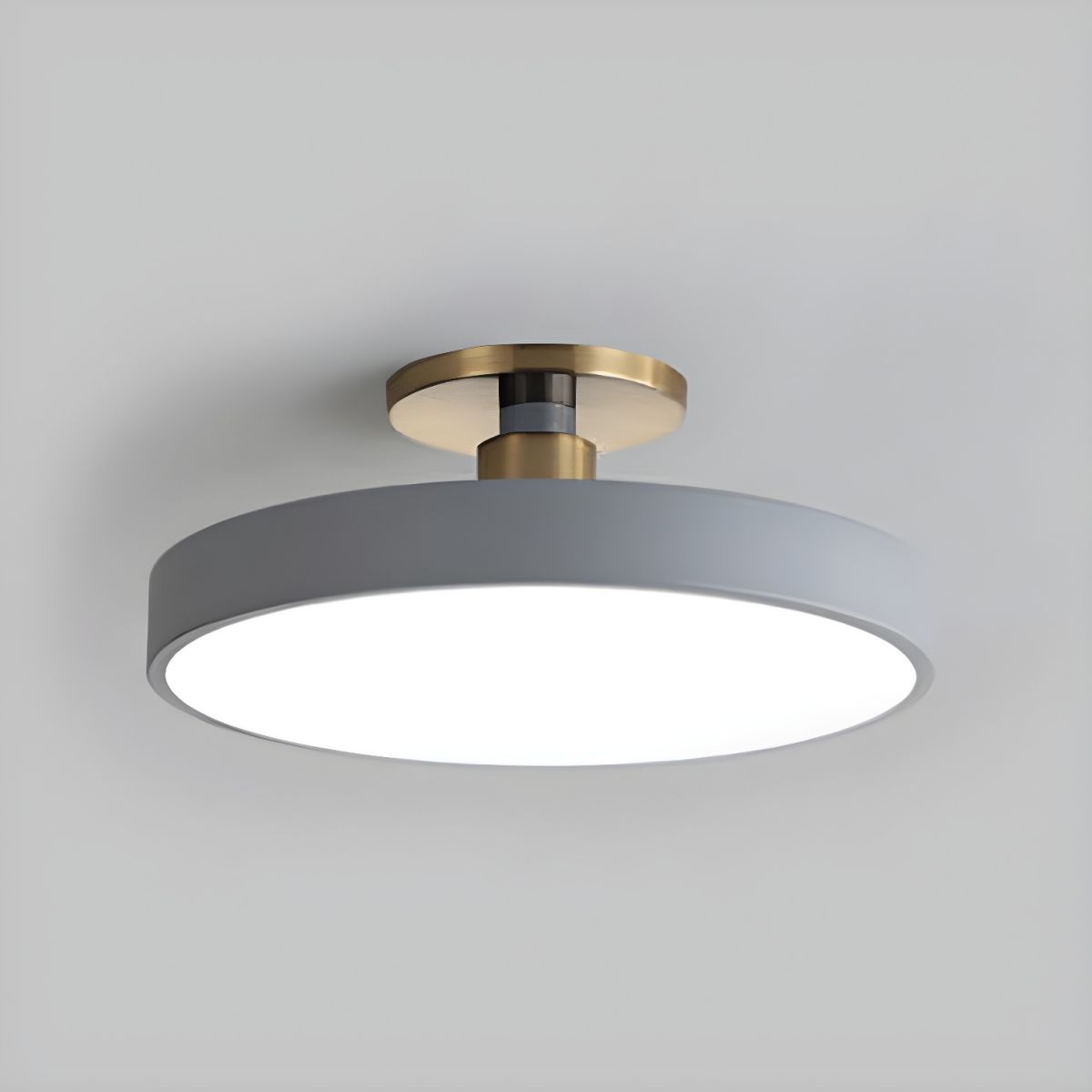 Plafonnier LED Rond Design - Applique Semi-Encastrée