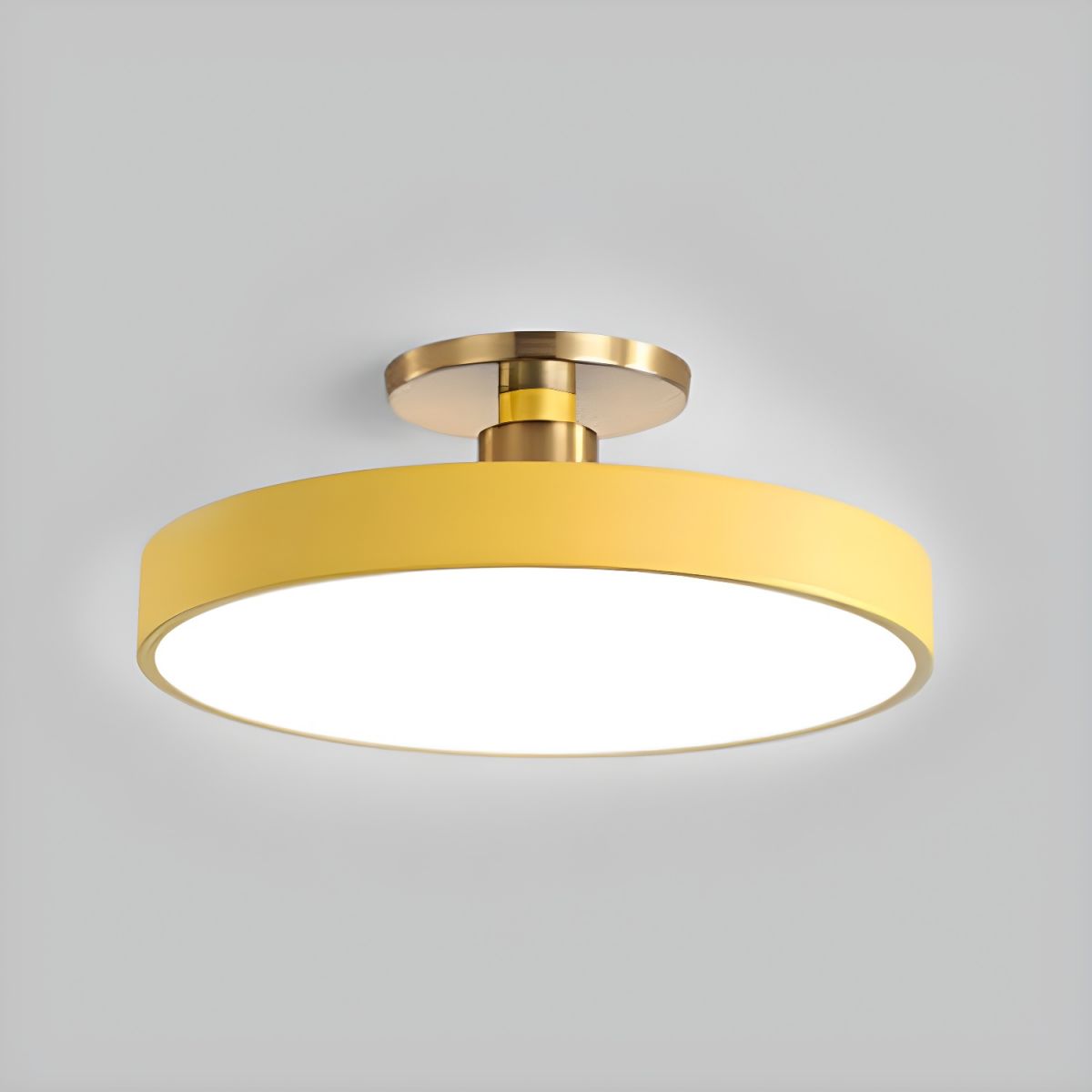 Plafonnier LED Rond Design - Applique Semi-Encastrée