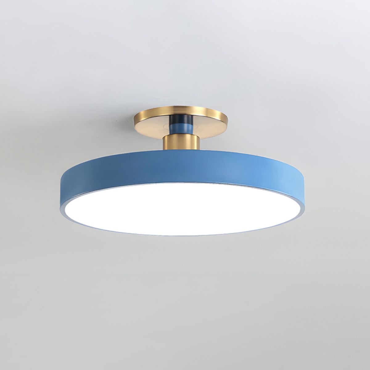 Plafonnier LED Rond Design - Applique Semi-Encastrée