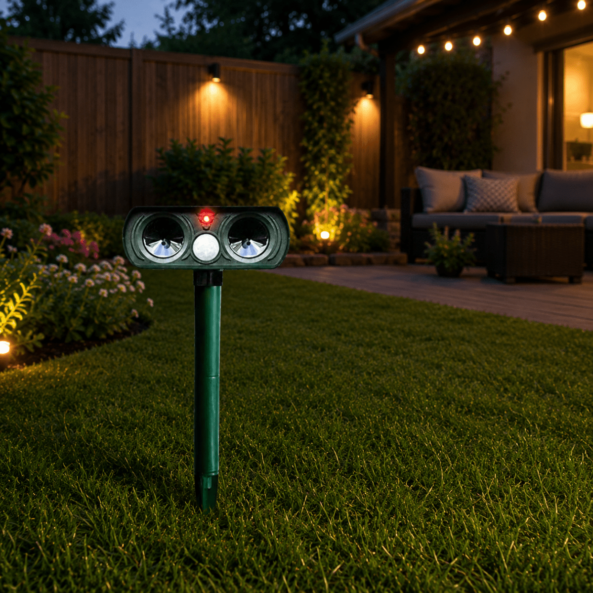 Solar-Powered Detailed Repeller – Motion Sensor, Weather-Resistant for Gardens and Green Spaces