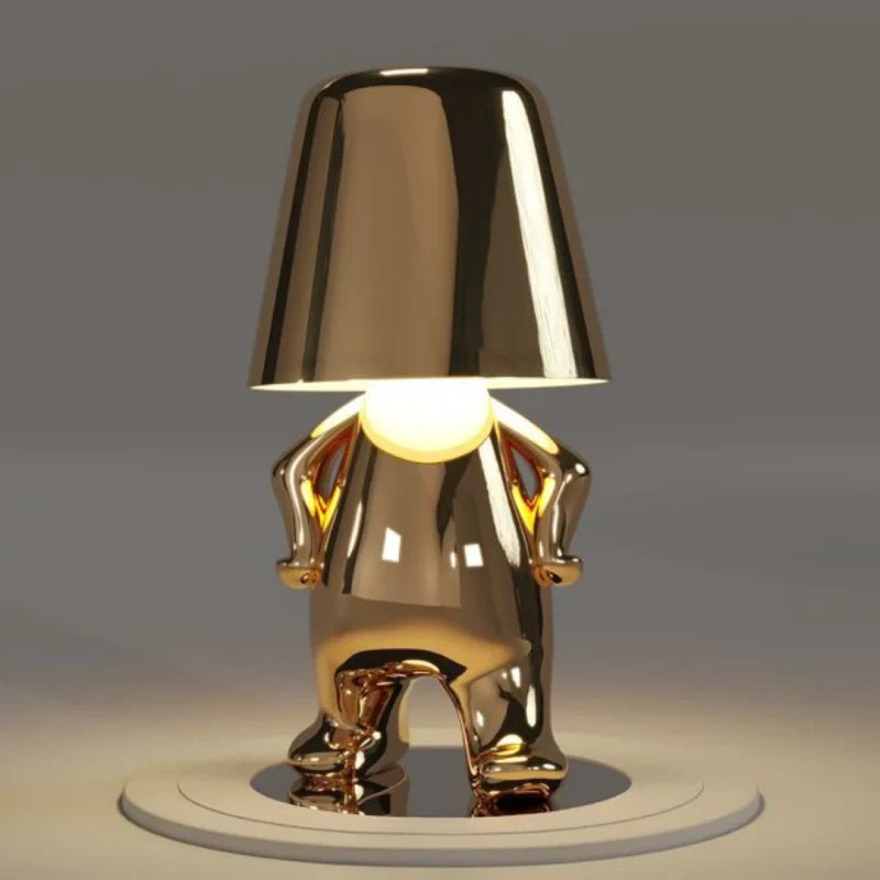 Dimmable Table Lamp – Resin, Creative Design for a Desk or Nightstand