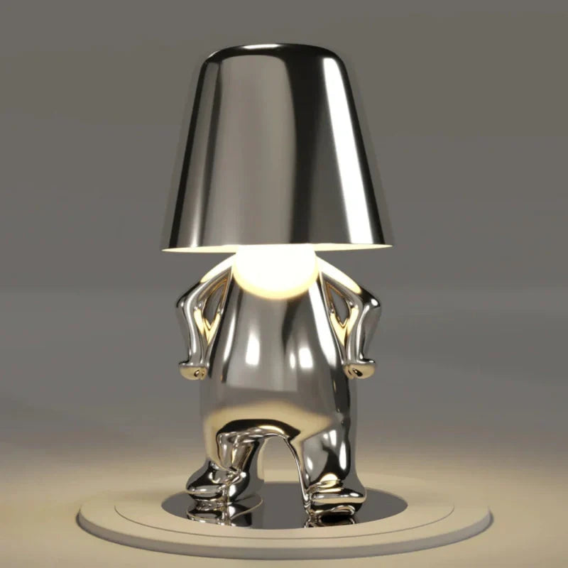 Dimmable Table Lamp – Resin, Creative Design for a Desk or Nightstand