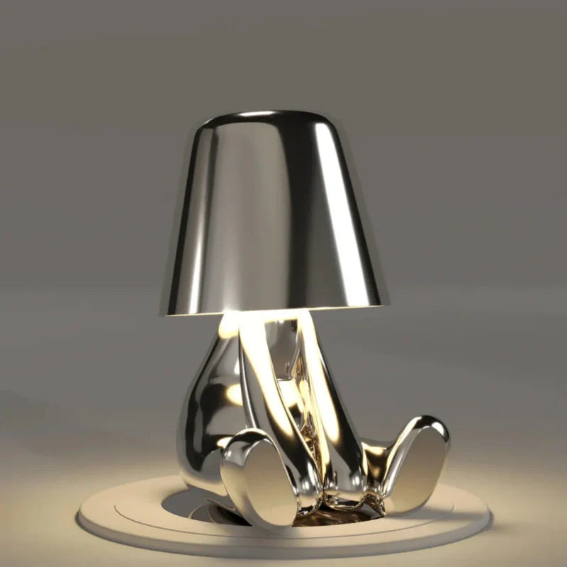 Dimmable Table Lamp – Resin, Creative Design for a Desk or Nightstand