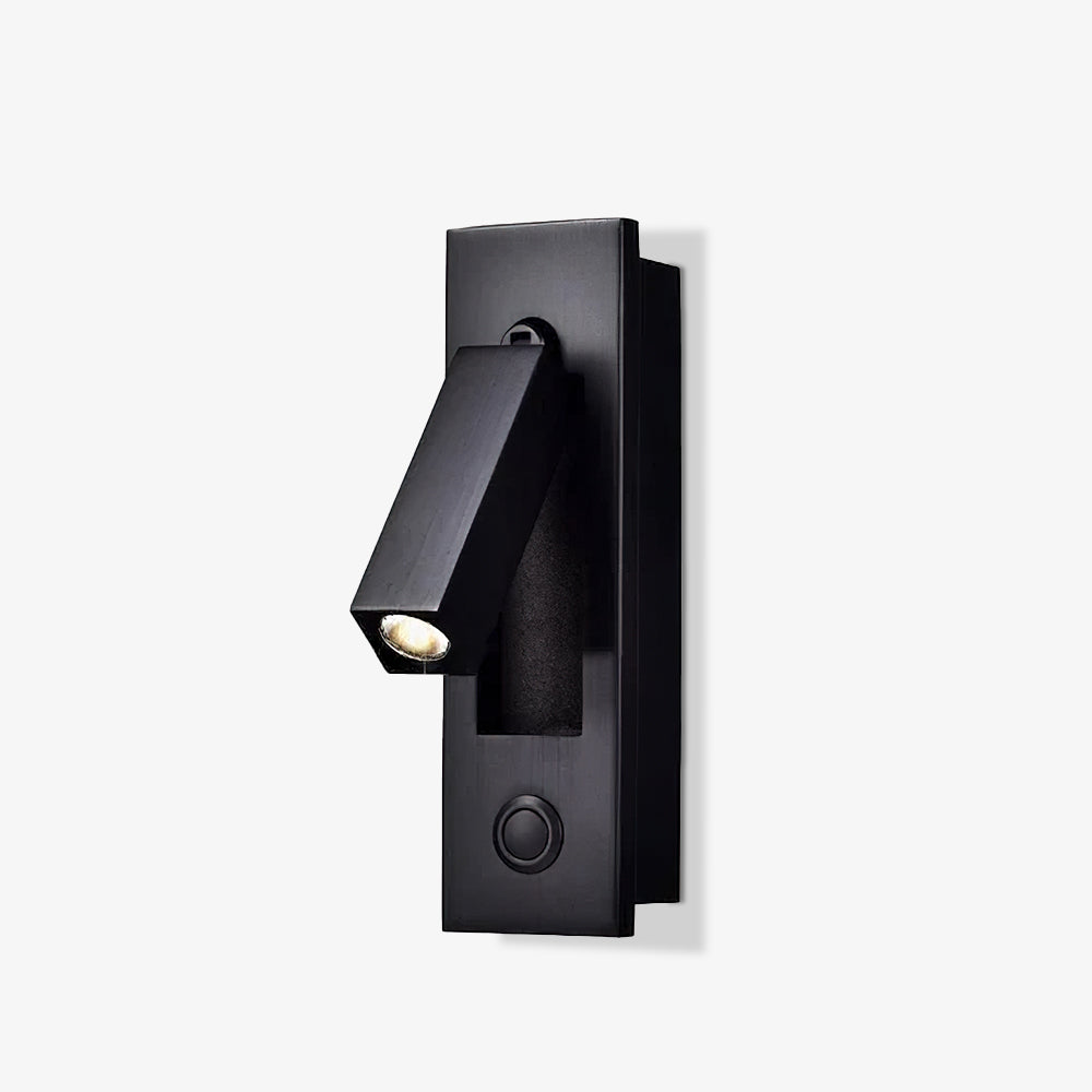 Applique Murale LED Encastrée pour Chevet - Métal